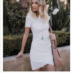Vici Ruched T-Shirt Dress